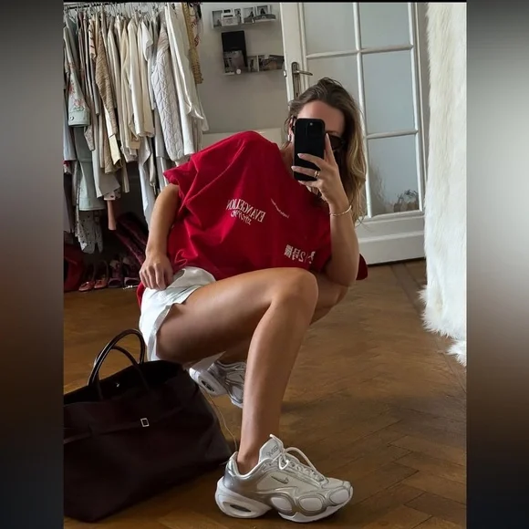 Nike 💅✨ Air Max Muse Y2K Runner White Metallic Silver Women’s Shoes FV1920-100 - Picture 5 of 13